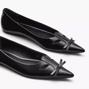 Marc Jacobs Black leather Ballerinas